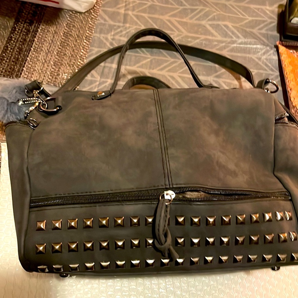 Grey purse